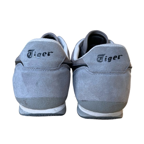 Onitsuka Tiger Ultimate 81 Trainers Mens 12 Charcoal Gray Black Running Shoes - Picture 4 of 6